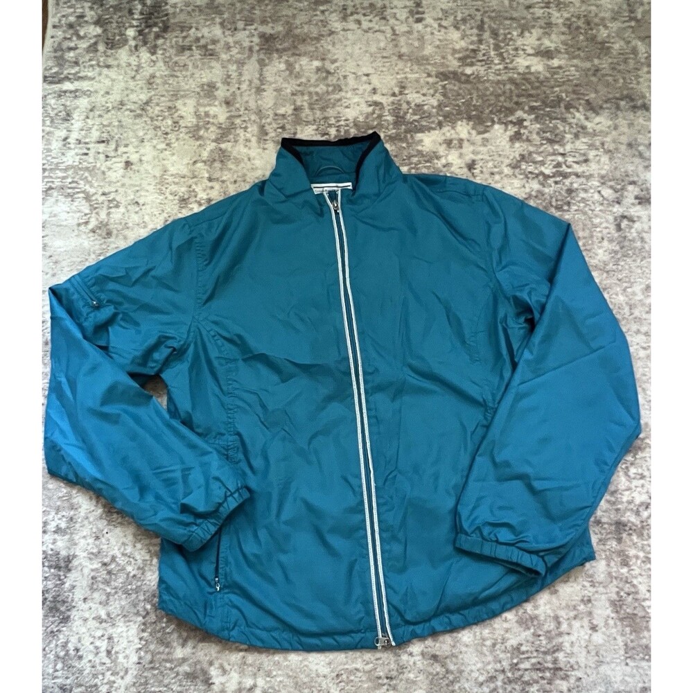 Cutter & Buck CB WindTec Womens Windbreaker Jacket Blue Full Zip